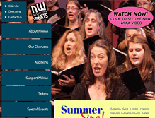 Tablet Screenshot of nwassociatedarts.org
